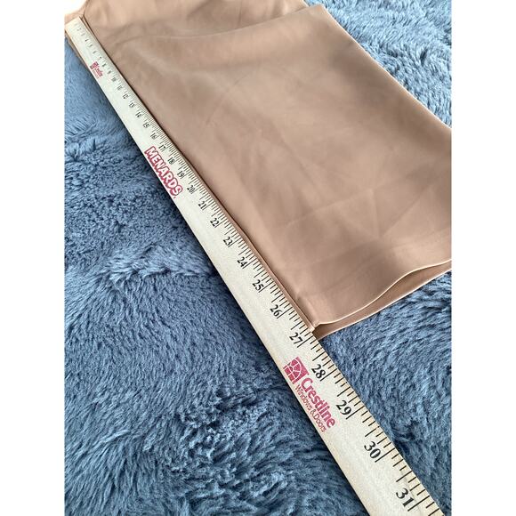 Express Women's Faux Leather Pleated Super High Rise Ankle Pants Brown Size 14R - Picture 12 of 12